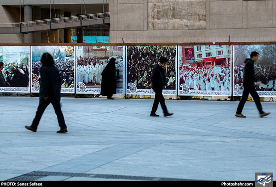 آذین بندی شهر به مناسبت دهه فجر/ عکس: ساناز صفائی/ شهرآرا