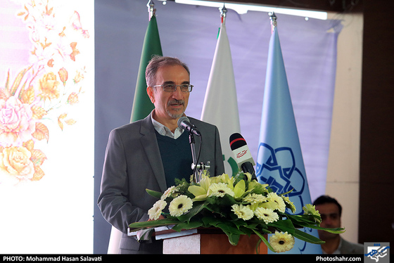 رونمایی از 210 دستگاه اتوبوس و مینی‌بوس جدید در مشهد با حضور رییس مجلس / عکس: محمد حسن صلواتی / شهرآرا