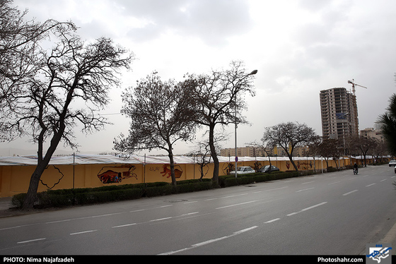 بازآفرینی نقش شاهنامه بر دیوارهای بلوار فردوسی / عکس: نیما نجف زاده / شهرآرا