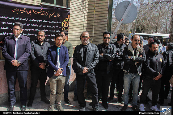 تشییع پیکر جهانگیر زنده دل از پیشکسوتان فوتبال مشهد /
 عکس: محسن بخشنده / شهرآرا
