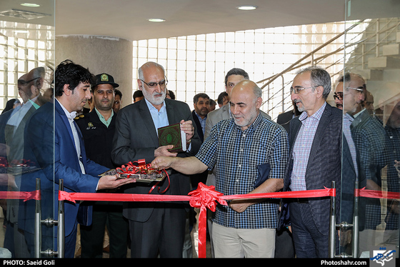  افتتاح نمایشگاه آثار منتخب نخستین جشنواره جهانی کاریکاتور جامعه ایمن / عکس: سعیدگلی / شهرآرا