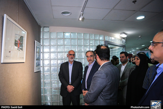  افتتاح نمایشگاه آثار منتخب نخستین جشنواره جهانی کاریکاتور جامعه ایمن / عکس: سعیدگلی / شهرآرا