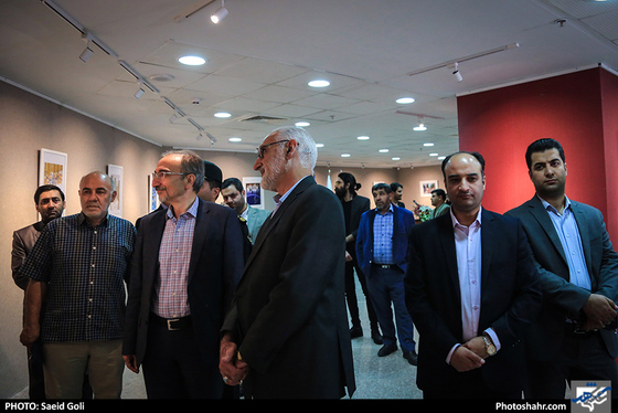  افتتاح نمایشگاه آثار منتخب نخستین جشنواره جهانی کاریکاتور جامعه ایمن / عکس: سعیدگلی / شهرآرا
