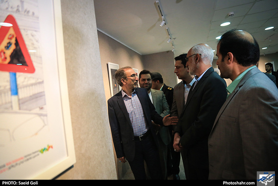  افتتاح نمایشگاه آثار منتخب نخستین جشنواره جهانی کاریکاتور جامعه ایمن / عکس: سعیدگلی / شهرآرا