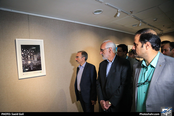  افتتاح نمایشگاه آثار منتخب نخستین جشنواره جهانی کاریکاتور جامعه ایمن / عکس: سعیدگلی / شهرآرا
