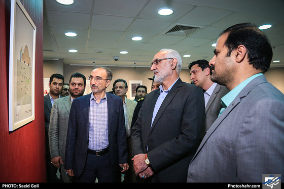  افتتاح نمایشگاه آثار منتخب نخستین جشنواره جهانی کاریکاتور جامعه ایمن / عکس: سعیدگلی / شهرآرا