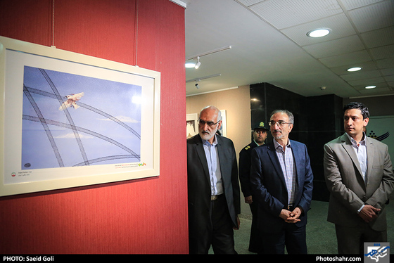  افتتاح نمایشگاه آثار منتخب نخستین جشنواره جهانی کاریکاتور جامعه ایمن / عکس: سعیدگلی / شهرآرا