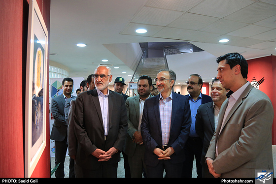  افتتاح نمایشگاه آثار منتخب نخستین جشنواره جهانی کاریکاتور جامعه ایمن / عکس: سعیدگلی / شهرآرا