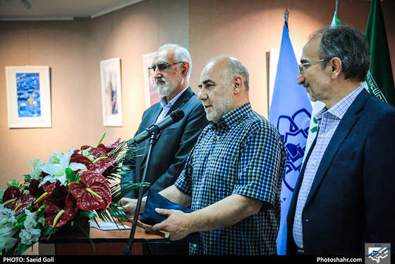  افتتاح نمایشگاه آثار منتخب نخستین جشنواره جهانی کاریکاتور جامعه ایمن / عکس: سعیدگلی / شهرآرا