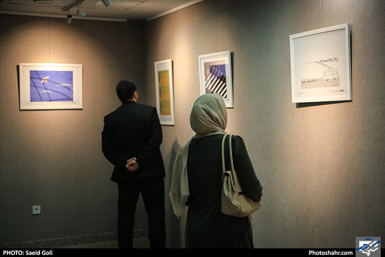  افتتاح نمایشگاه آثار منتخب نخستین جشنواره جهانی کاریکاتور جامعه ایمن / عکس: سعیدگلی / شهرآرا