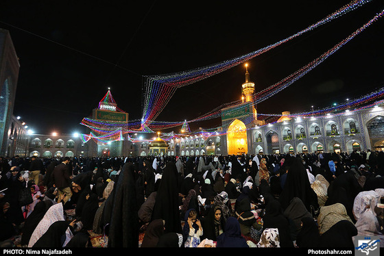 حرم مطهر امام رضا (ع) در نیمه شعبان / عکس: نیما نجف زاده / شهرآرا