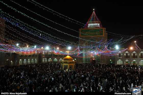 حرم مطهر امام رضا (ع) در نیمه شعبان / عکس: نیما نجف زاده / شهرآرا