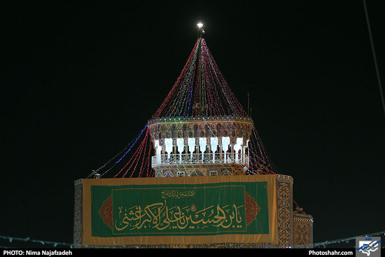 حرم مطهر امام رضا (ع) در نیمه شعبان / عکس: نیما نجف زاده / شهرآرا