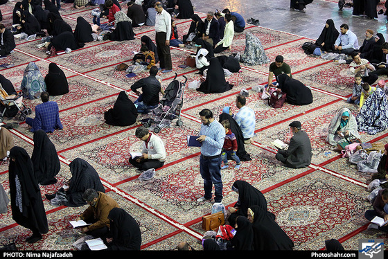 حرم مطهر امام رضا (ع) در نیمه شعبان / عکس: نیما نجف زاده / شهرآرا
