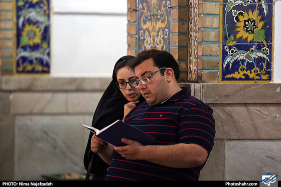 حرم مطهر امام رضا (ع) در نیمه شعبان / عکس: نیما نجف زاده / شهرآرا