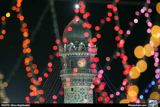 حرم مطهر امام رضا (ع) در نیمه شعبان / عکس: نیما نجف زاده / شهرآرا