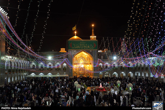 حرم مطهر امام رضا (ع) در نیمه شعبان / عکس: نیما نجف زاده / شهرآرا