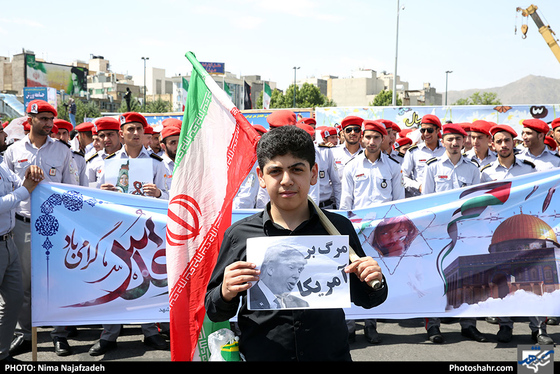 راهپیمایی روز قدس / عکس: نیما نجف زاده / شهرآرا 