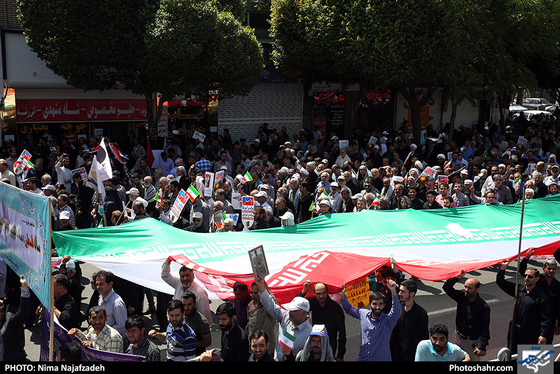 راهپیمایی روز قدس / عکس: نیما نجف زاده / شهرآرا 