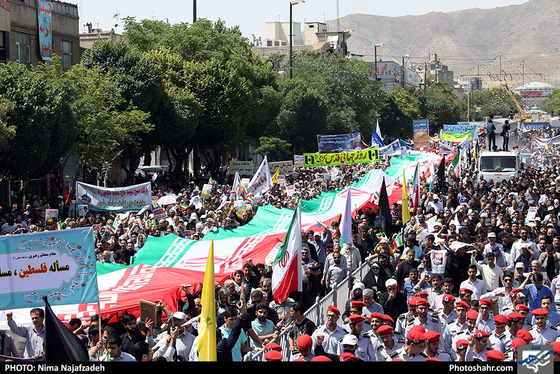 راهپیمایی روز قدس / عکس: نیما نجف زاده / شهرآرا 