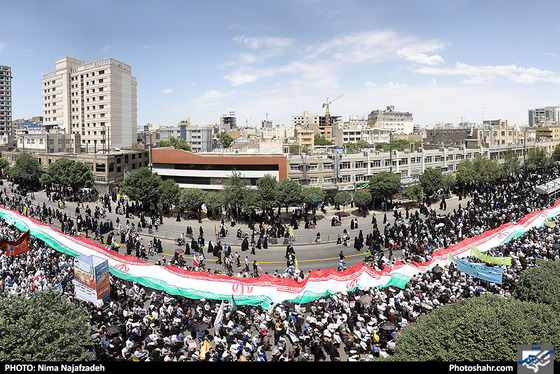 راهپیمایی روز قدس / عکس: نیما نجف زاده / شهرآرا 