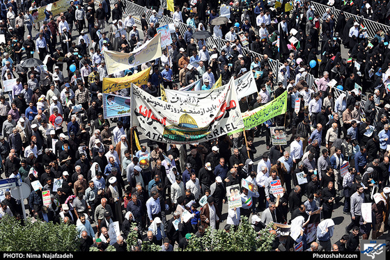 راهپیمایی روز قدس / عکس: نیما نجف زاده / شهرآرا 