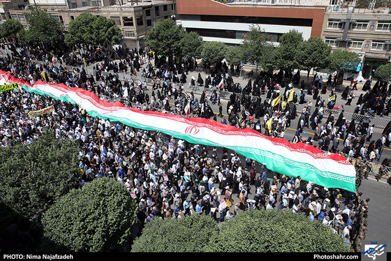 راهپیمایی روز قدس / عکس: نیما نجف زاده / شهرآرا 