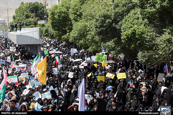 راهپیمایی روز قدس / عکس: علی عبدالهی / شهرآرا 