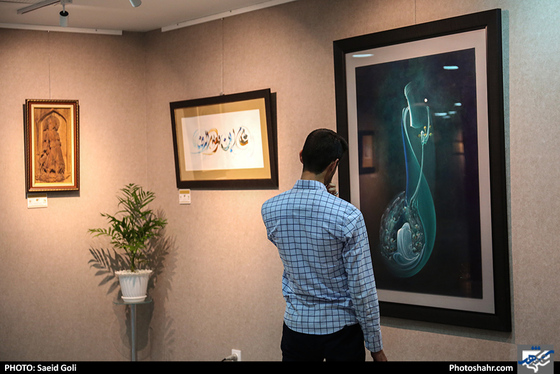 افتتاح نمایشگاه آثار منتخب جشنواره بین المللی امام رضا (ع) / عکس: سعیدگلی/ شهرآرا