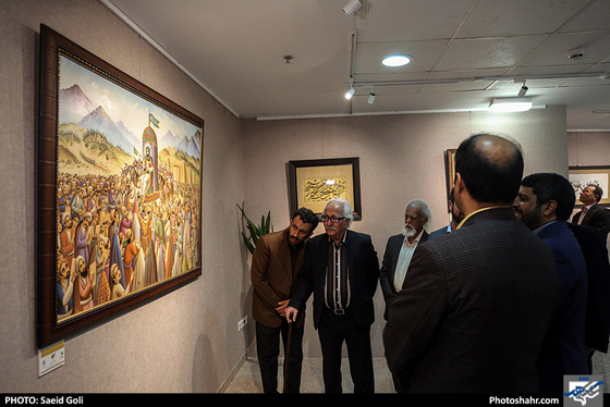 افتتاح نمایشگاه آثار منتخب جشنواره بین المللی امام رضا (ع) / عکس: سعیدگلی/ شهرآرا