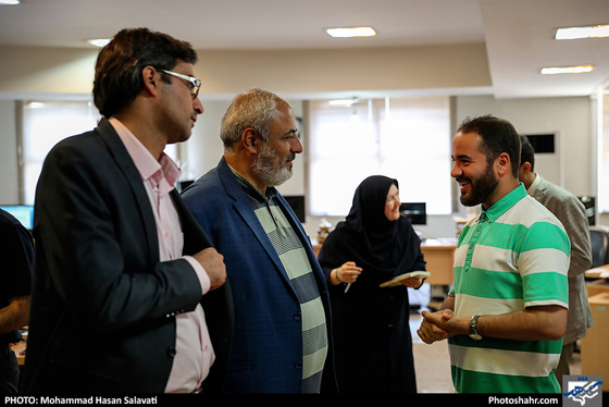 بازدید سردبیران روزنامه ها ومسئولان خبرگزاری های سراسر کشور از روزنامه شهرآرا / عکس: محمد حسن صلواتی / شهرآرا