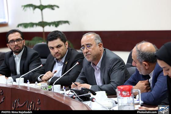 نشست خبری رئیس شورای اسلامی شهر مشهد / نیما نجف زاده / شهرآرا 