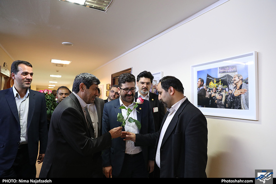 بازدید جمعی از مسئولین شهری از روزنامه شهرآرا به مناسبت روز خبرنگار / عکس: نیما نجف زاده / شهرآرا