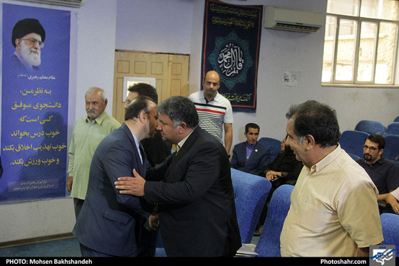 مراسم تودیع و معارفه رئیس هیات والیبال خراسان رضوی