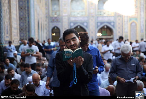 مراسم دعای عرفه درحرم مطهر رضوی / عکس: نیما نجف زاده / شهرآرا