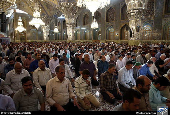 نماز عید قربان در حرم مطهر رضوی‎ / عکس: نیما نجف زاده / شهرآرا