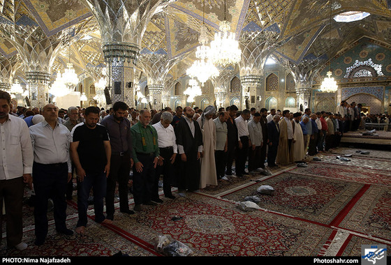 نماز عید قربان در حرم مطهر رضوی‎ / عکس: نیما نجف زاده / شهرآرا