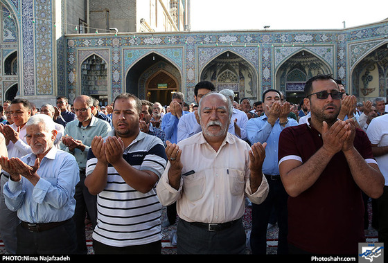 نماز عید قربان در حرم مطهر رضوی‎ / عکس: نیما نجف زاده / شهرآرا
