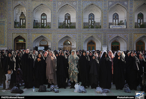 نماز عید قربان در حرم مطهر رضوی‎ / عکس: احمدحسنی / شهرآرا