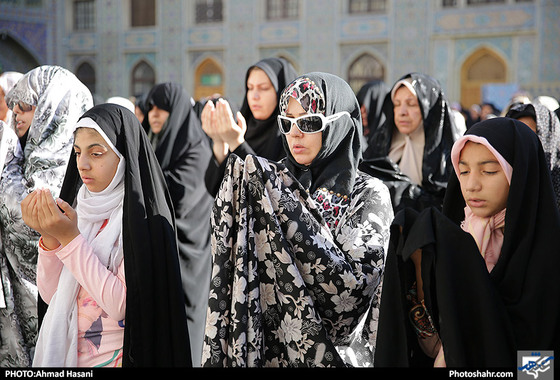 نماز عید قربان در حرم مطهر رضوی‎ / عکس: احمدحسنی / شهرآرا