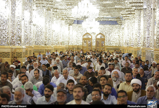 نماز عید قربان در حرم مطهر رضوی‎ / عکس: احمدحسنی / شهرآرا