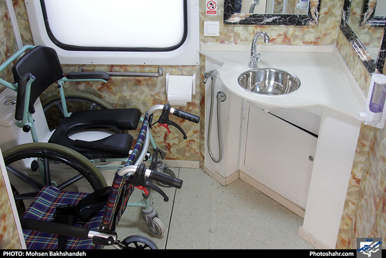 نخستین واگن مخصوص جانبازان و معلولان در شبکه ریلی کشور / عکس: محسن بخشنده / شهرآرا