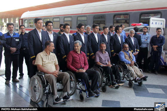 نخستین واگن مخصوص جانبازان و معلولان در شبکه ریلی کشور / عکس: محسن بخشنده / شهرآرا