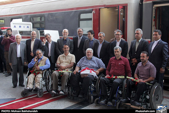 نخستین واگن مخصوص جانبازان و معلولان در شبکه ریلی کشور / عکس: محسن بخشنده / شهرآرا
