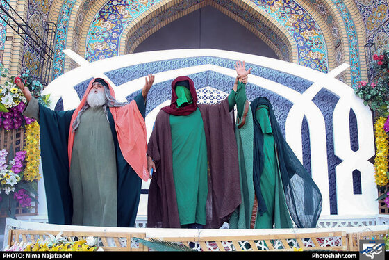 بازسازی واقعه غدیر خم / عکس: نیما نجف زاده / شهرآرا