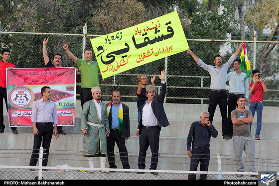 لیگ دسته یک فوتبال / مشکی پوشان خراسان و قشقایی شیراز / عکس: محسن بخشنده / شهرآرا