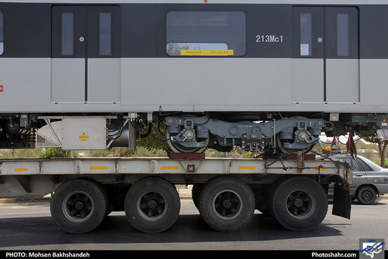 ورود سیزدهمین قطار خط دو قطارشهری به مشهد / عکس: محسن بخشنده / شهرآرا