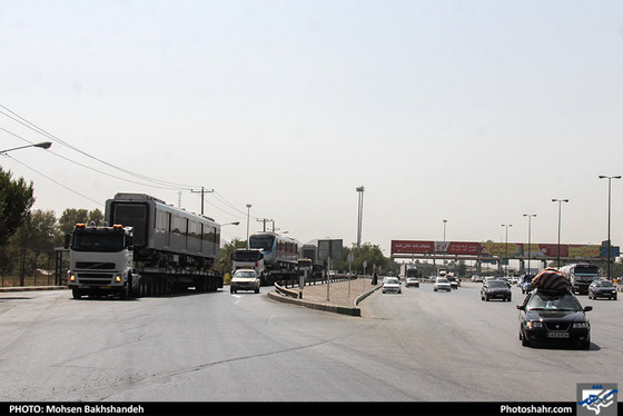 ورود سیزدهمین قطار خط دو قطارشهری به مشهد / عکس: محسن بخشنده / شهرآرا