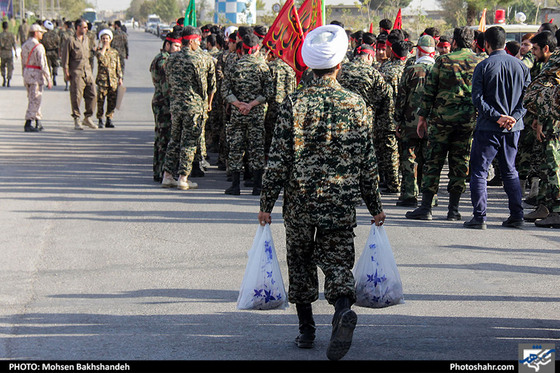 صبحگاه مرکزی رزمایش اقتدار عاشورایی بسیج / عکس:  محسن بخشنده / شهرآرا