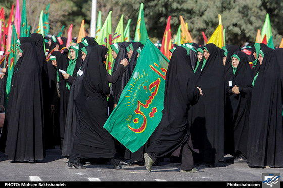 صبحگاه مرکزی رزمایش اقتدار عاشورایی بسیج / عکس:  محسن بخشنده / شهرآرا